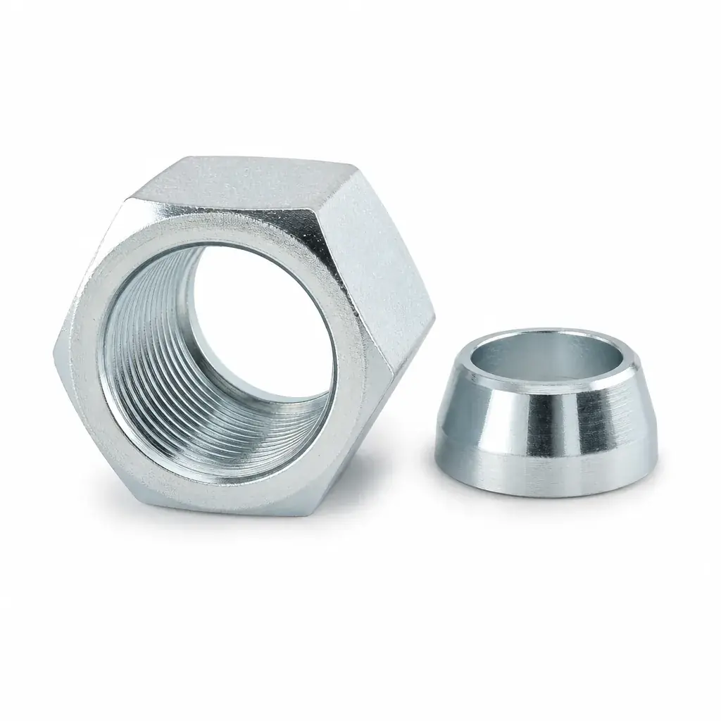 Tube Connector Part Nut And Ferrule